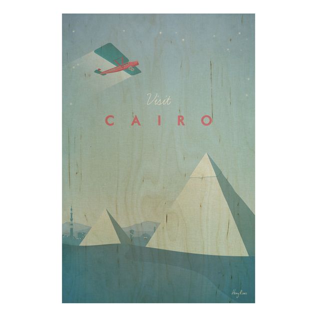 Wohndeko Architektur Reiseposter - Cairo