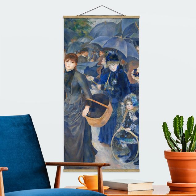 Wanddeko blau Auguste Renoir - Die Regenschirme