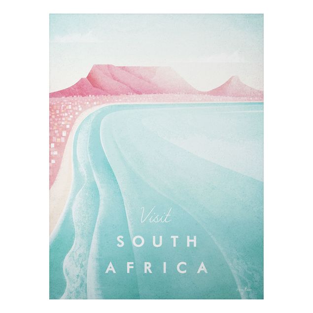 Wanddeko Schlafzimmer Reiseposter - Südafrika