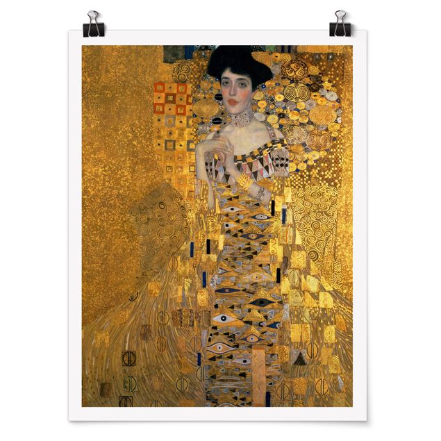 Poster - Gustav Klimt - Adele Bloch-Bauer I - Hochformat 3:4