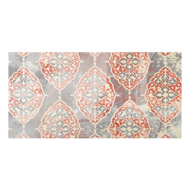 Wohndeko Orientalisch Persisches Vintage Muster in Indigo III
