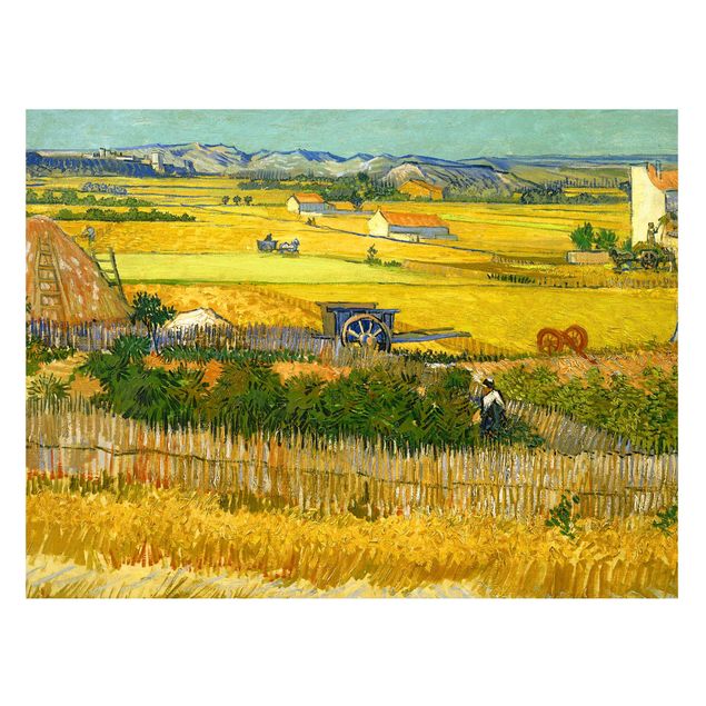 Wanddeko gelb Vincent van Gogh - Die Ernte
