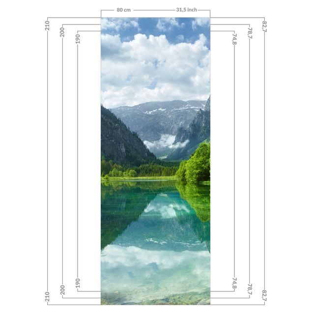 Rainer Mirau Kunstdrucke Bergsee mit Spiegelung