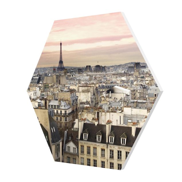 Wanddeko Esszimmer Paris hautnah