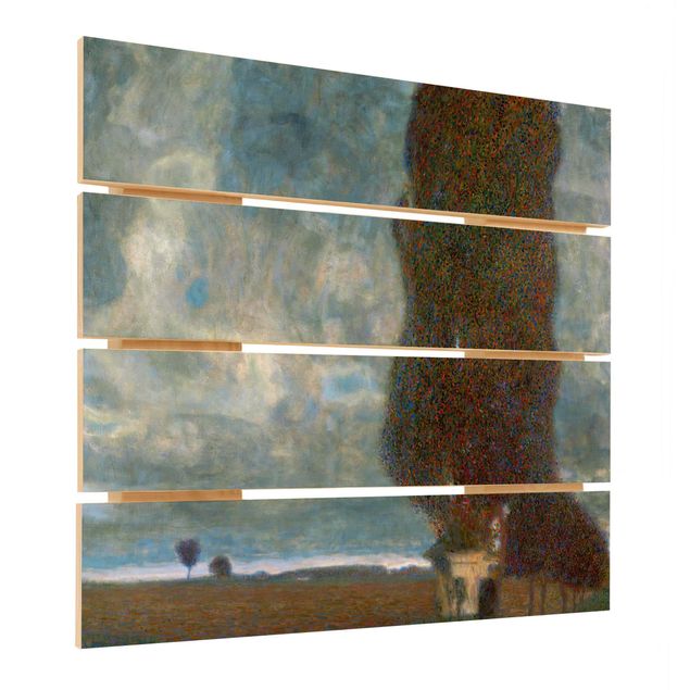 Wanddeko Esszimmer Gustav Klimt - Die große Pappel II