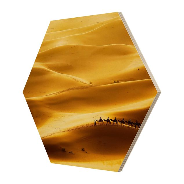 Wanddeko Praxis Golden Dunes