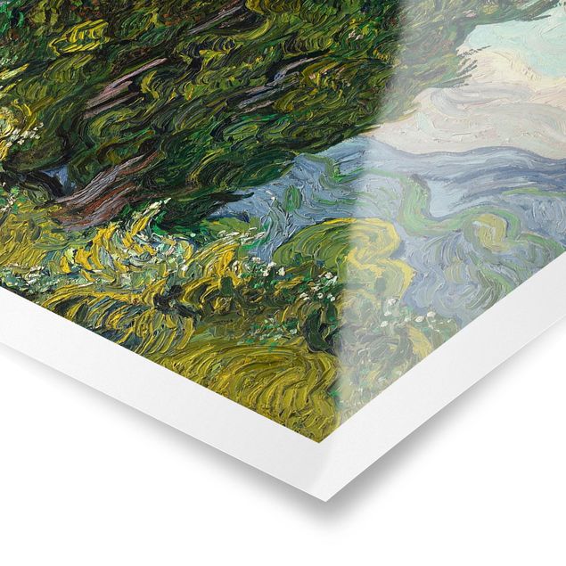 Wanddeko Esszimmer Vincent van Gogh - Zypressen
