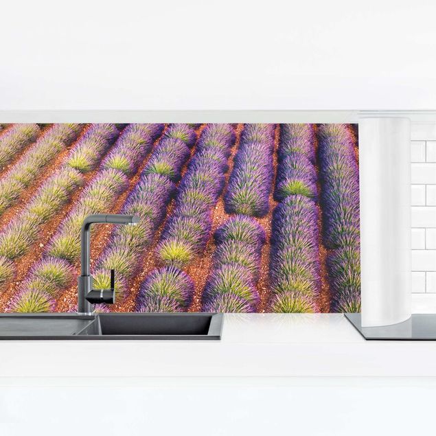 Wanddeko Esszimmer Malerisches Lavendelfeld