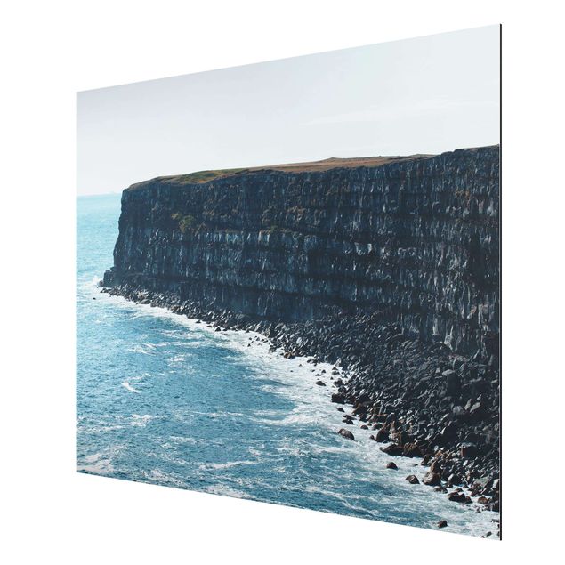 Wanddeko Flur Felsige Klippen auf Island