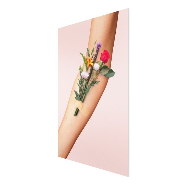 Deko Blume Arm mit Blumen