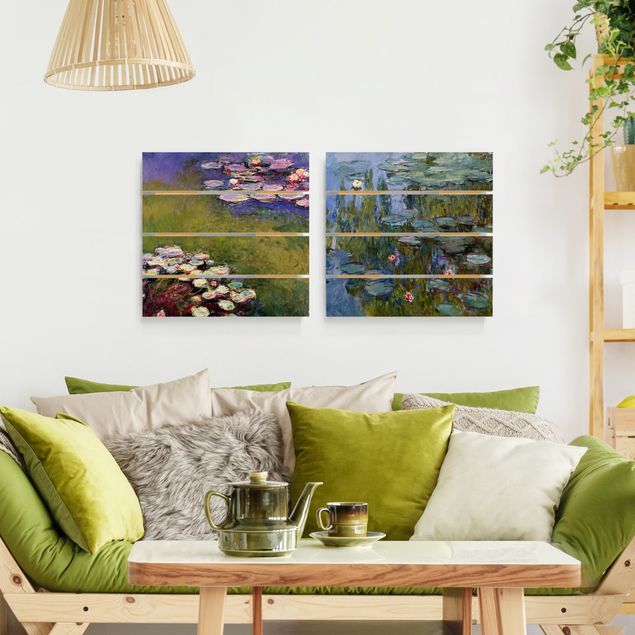 Wanddeko Flur Claude Monet - Seerosen Set