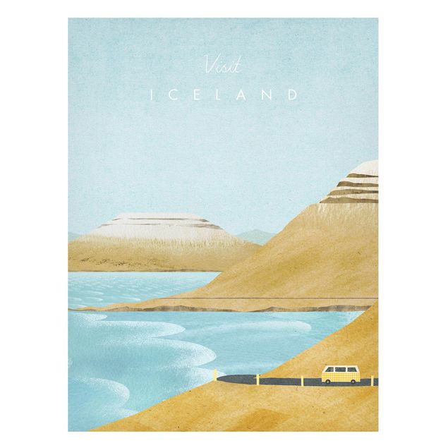 Wanddeko Esszimmer Reiseposter - Iceland