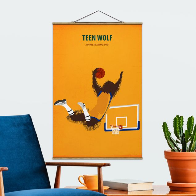 Wanddeko Wohnzimmer Filmposter Teen Wolf