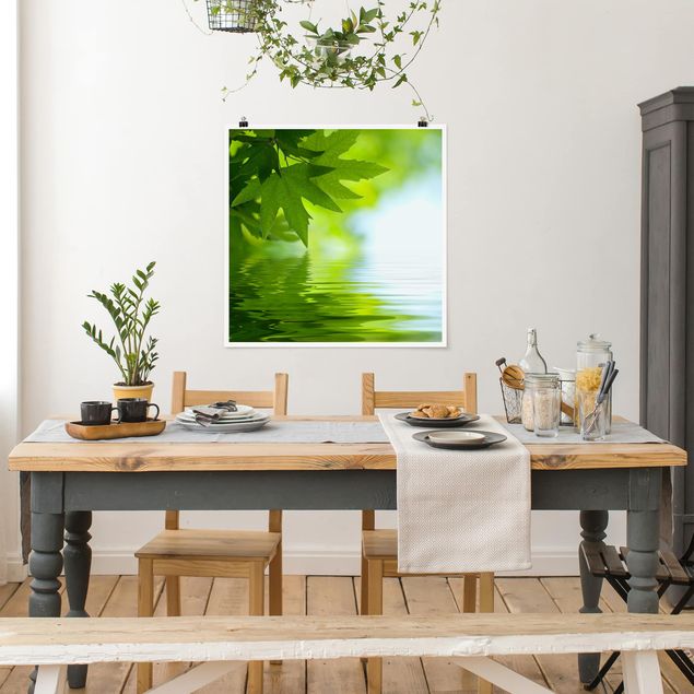 Wanddeko Küche Green Ambiance III