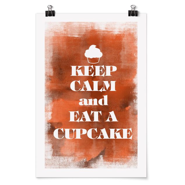Deko Kulinarisch No.EV71 Keep Calm And Eat A Cupcake