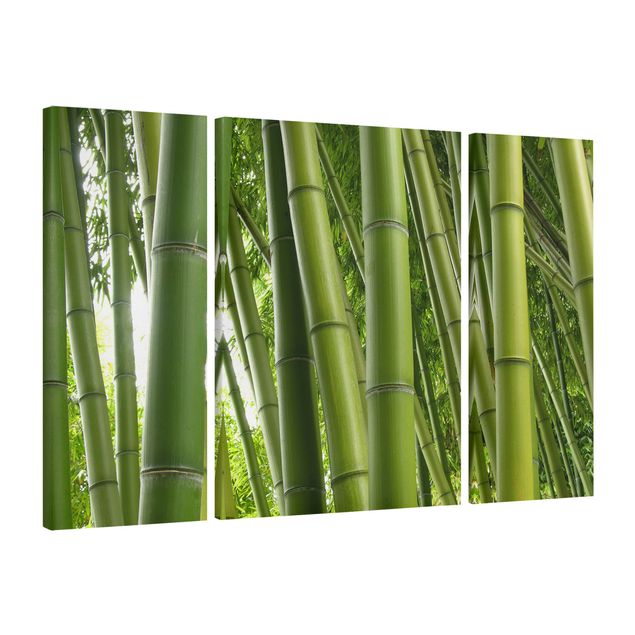 Wanddeko Esszimmer Bamboo Trees
