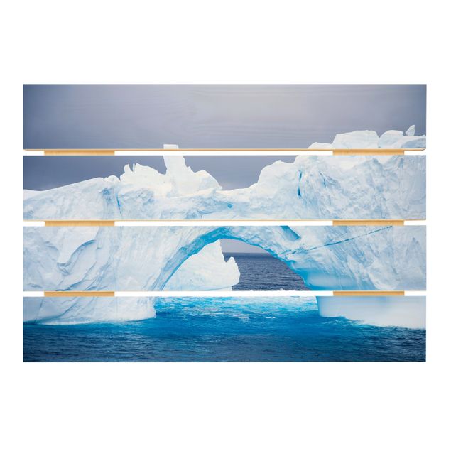 Wanddeko Esszimmer Antarktischer Eisberg