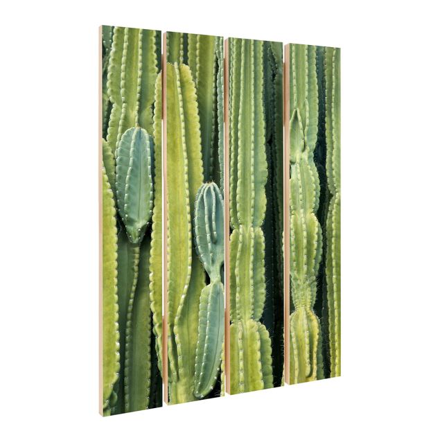Wanddeko Esszimmer Kaktus Wand
