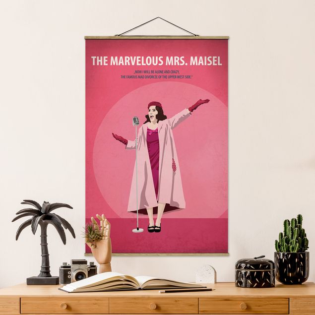 Wanddeko Wohnzimmer Filmposter The marvelous Mrs Maisel