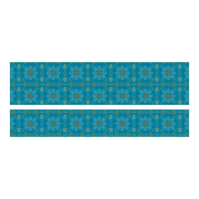 Pattern Design Orientalisches Ornament Türkis