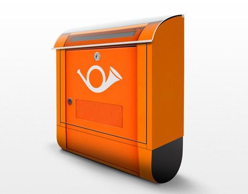 Briefkasten orange Länderbriefkasten in Europa