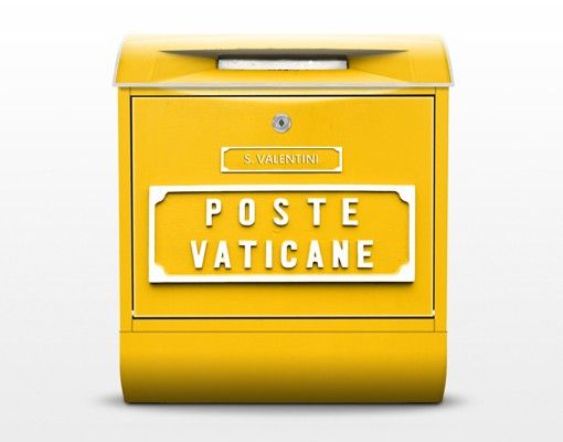 Wohndeko Wunschtext Briefkasten im Vatikan