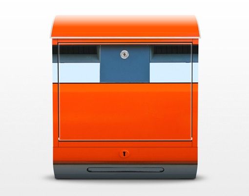 Briefkasten orange Länderbriefkasten in Holland