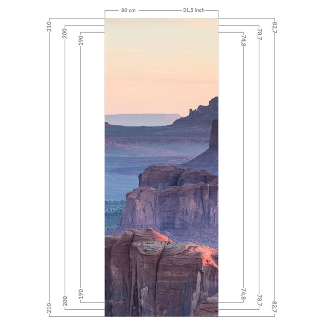 Wanddeko Fotografie Sonnenaufgang in Arizona