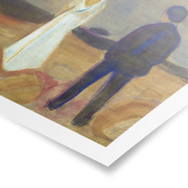 Wanddeko Esszimmer Edvard Munch - Zwei Menschen