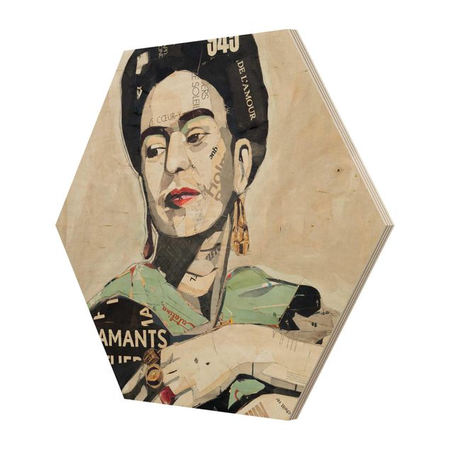 Wanddeko Praxis Frida Kahlo - Collage No.4
