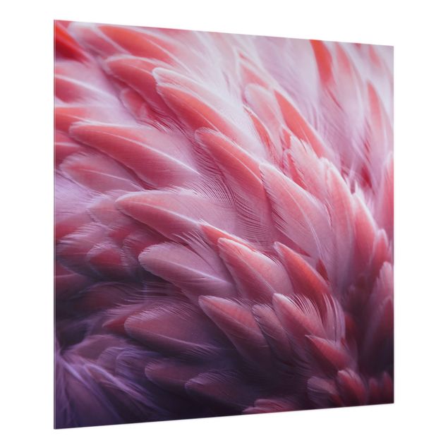 Deko Feder Flamingofedern Close-up
