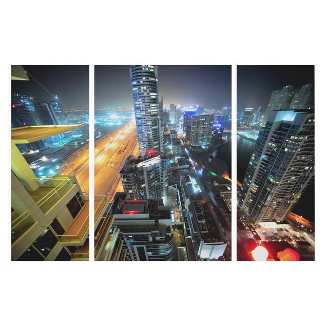 Wanddeko Flur Dubai Lights