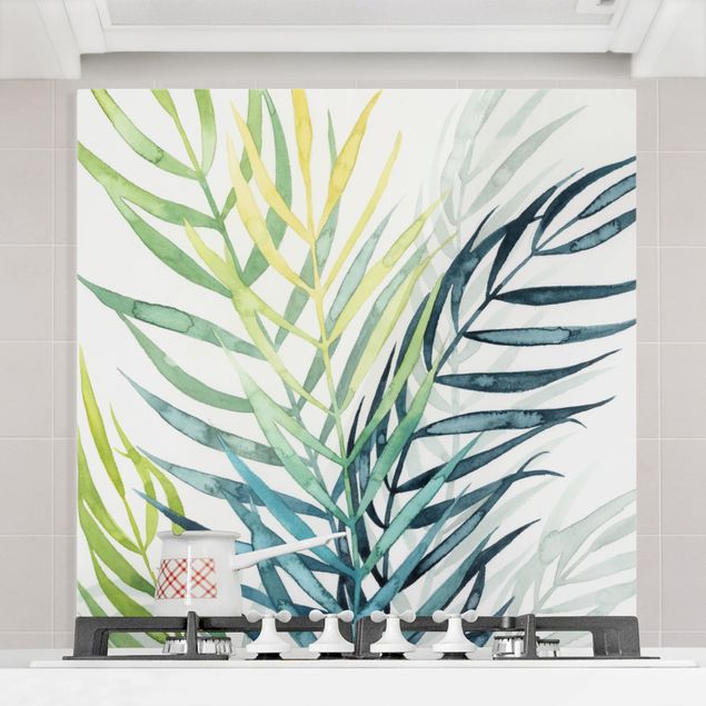 Küche Dekoration Tropisches Blattwerk - Palme