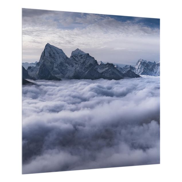 Wohndeko Landschaft Wolkenmeer im Himalaya