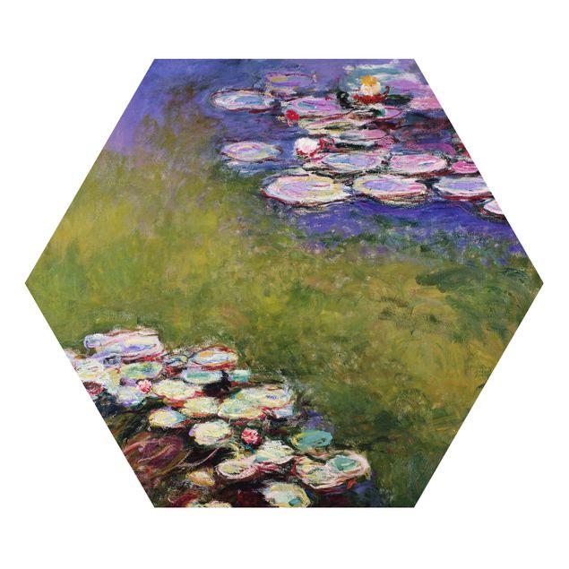 Wanddeko grün Claude Monet - Seerosen