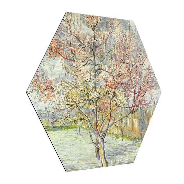 Wanddeko Flur Vincent van Gogh - Blühende Pfirsichbäume