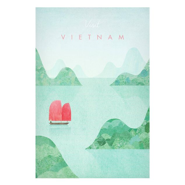 Wanddeko Flur Reiseposter - Vietnam