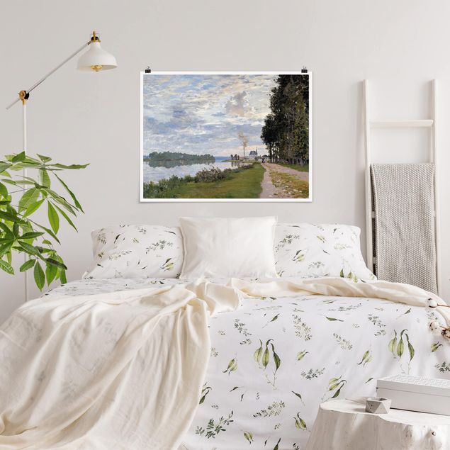 Wanddeko Schlafzimmer Claude Monet - Ufer Argenteuil