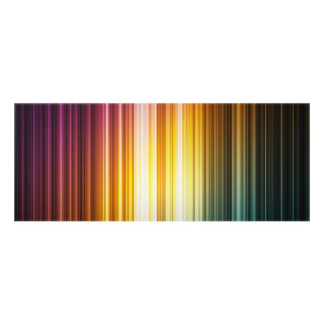 Wanddeko Digital Art Rainbow Light