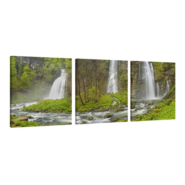 Wanddeko Esszimmer Wasserfälle Cascade de Flumen