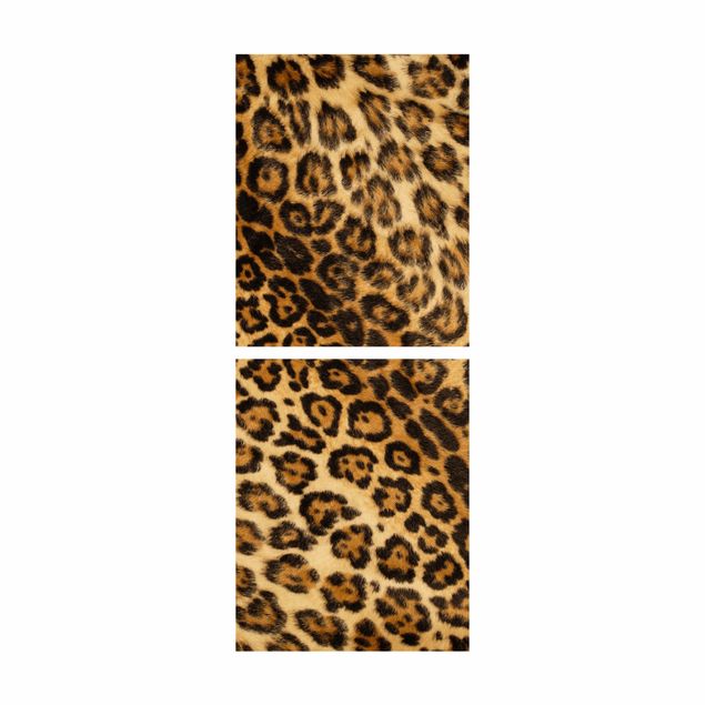 Wanddeko Treppenhaus Jaguar Skin
