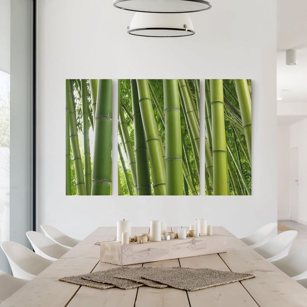Wanddeko Schlafzimmer Bamboo Trees