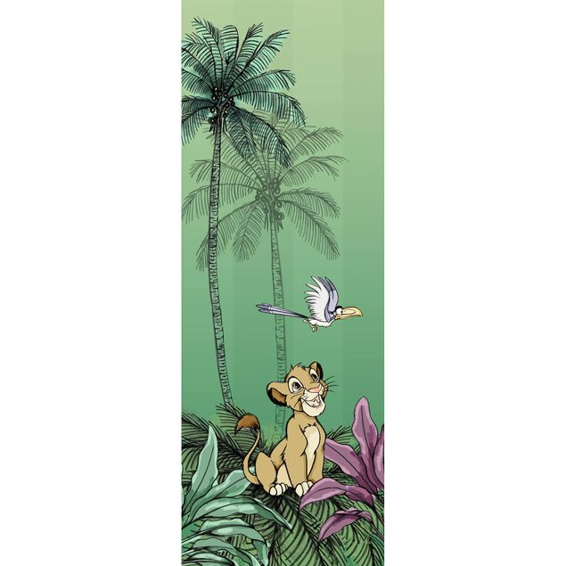 Wanddeko Büro Jungle Simba
