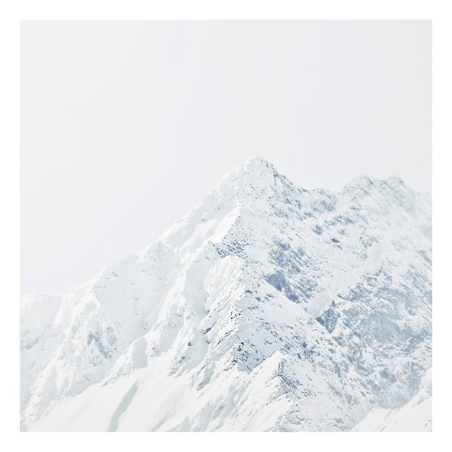 Deko Fotografie Weiße Berge