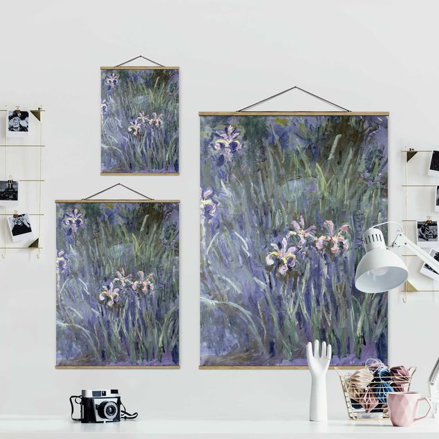Wanddeko Flur Claude Monet - Schwertlilien
