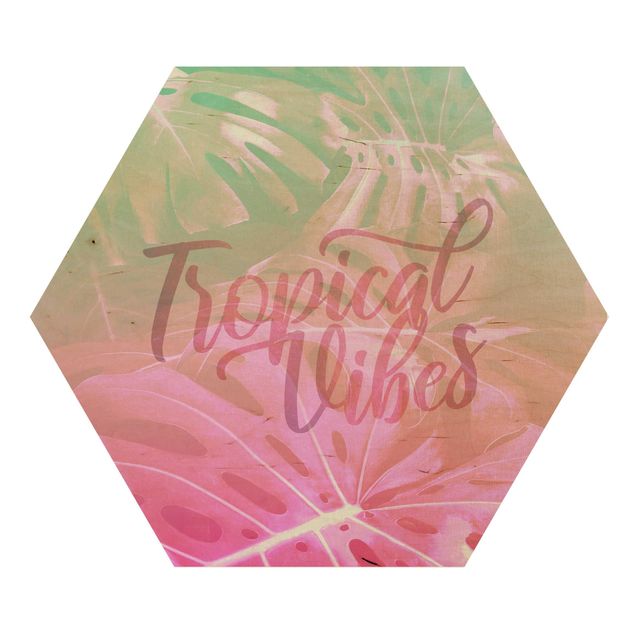 Wanddeko Esszimmer Rainbow - Tropical Vibes