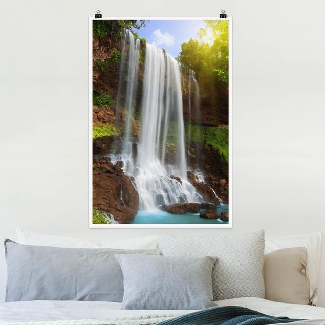 Wanddeko Schlafzimmer Waterfalls