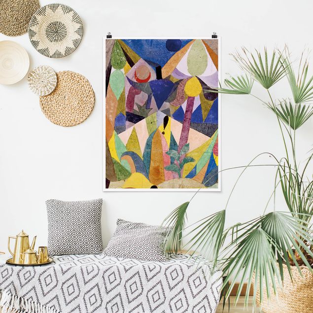Wanddeko Flur Paul Klee - Mildtropische Landschaft