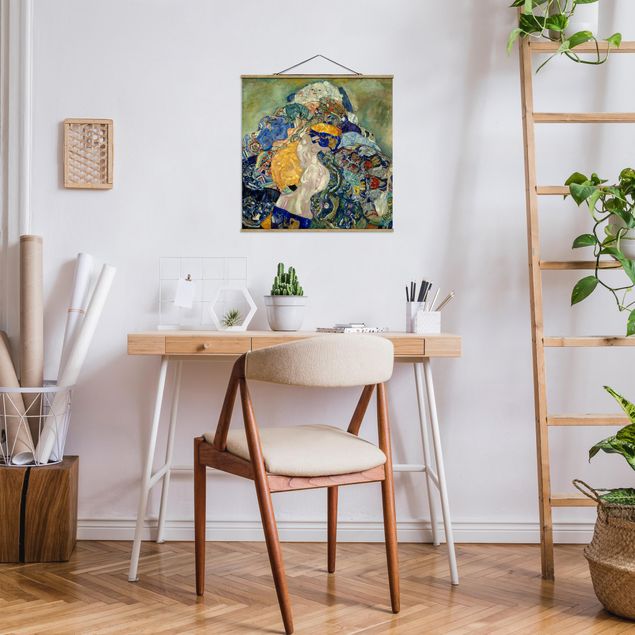 Wanddeko Wohnzimmer Gustav Klimt - Baby (Wiege)