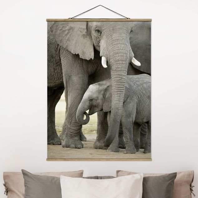 Wandbilder Elefanten Elefantenliebe